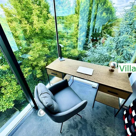 Luxus Design Emg Nah Frankfurt, Heidelberg Mit Sauna, Schwimmteich, Garten Fuer Familien Und Gruppen Bis 17 Personen Villa *