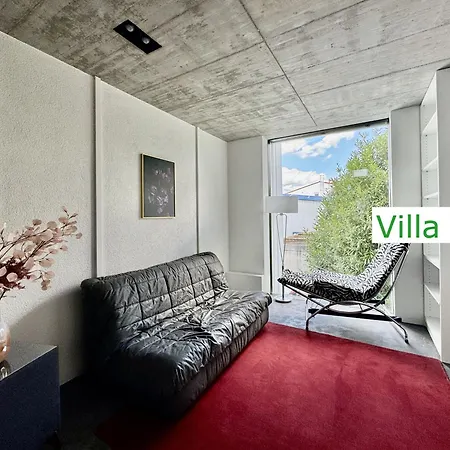 Luxus Design Emg Nah Frankfurt, Heidelberg Mit Sauna, Schwimmteich, Garten Fuer Familien Und Gruppen Bis 17 Personen Villa