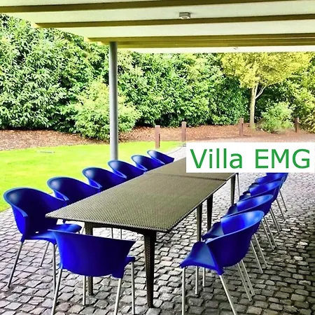 Luxus Design Emg Nah Frankfurt, Heidelberg Mit Sauna, Schwimmteich, Garten Fuer Familien Und Gruppen Bis 17 Personen Villa Bensheim