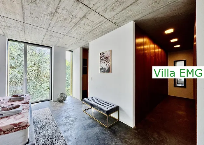 Luxus Design Emg Nah Frankfurt, Heidelberg Mit Sauna, Schwimmteich, Garten Fuer Familien Und Gruppen Bis 17 Personen *